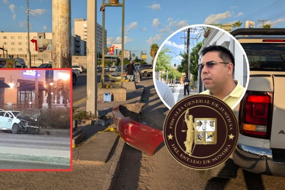 Detienen a conductor implicado en el choque que dejó cuatro muertos en el bulevar Kino de Hermosillo; Fiscalía lo señala como presunto responsable