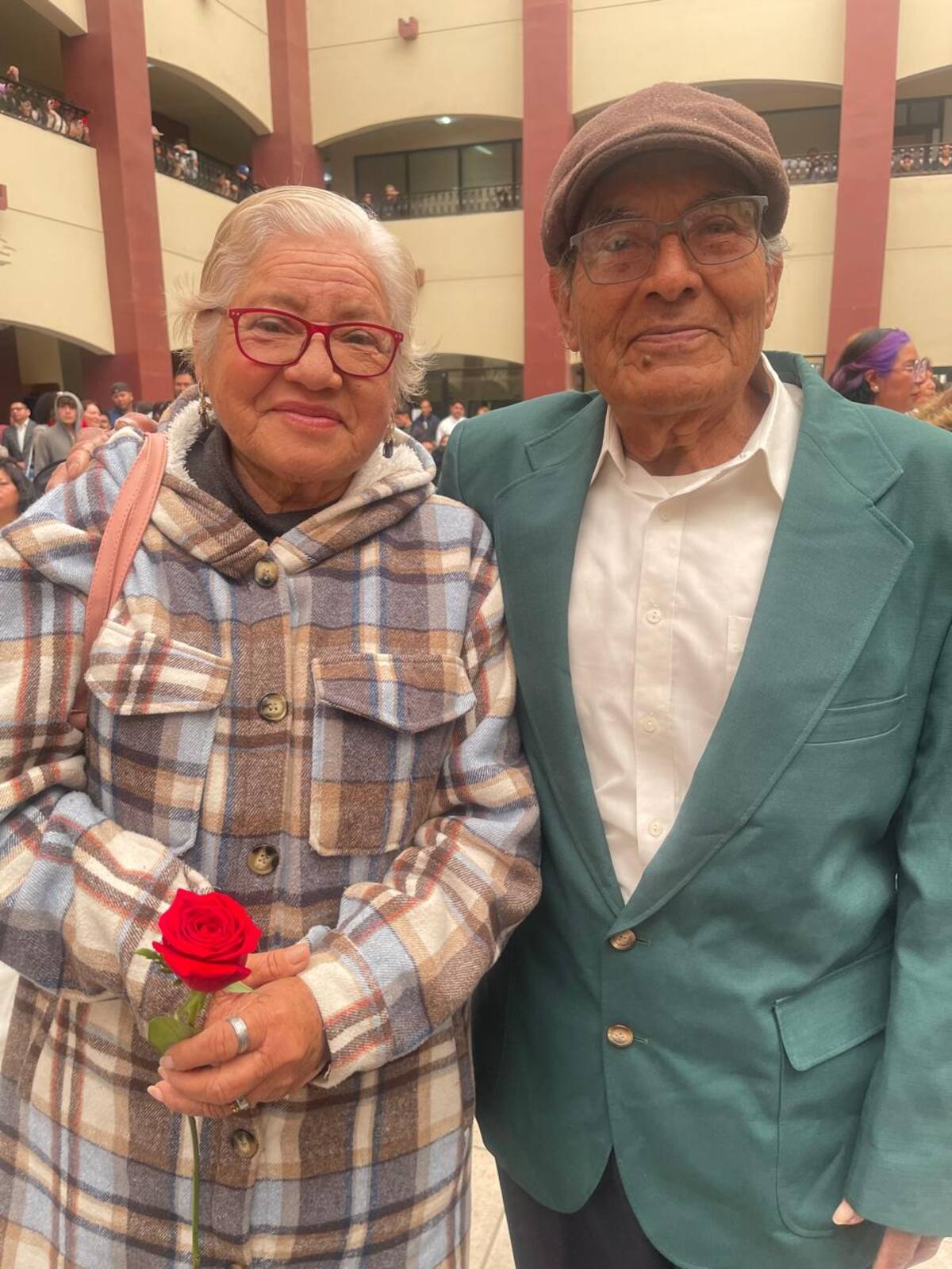 Justiniano Ruiz, de 85 años y Eva Calvo de 69 años. Foto: Carmen Gutiérrez