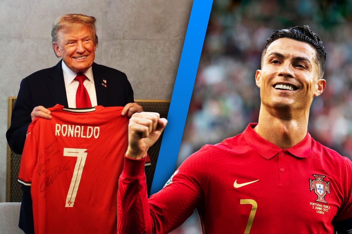 Donald Trump recibirá a Cristiano Ronaldo en la Casa Blanca y lo reconoció como el GOAT
