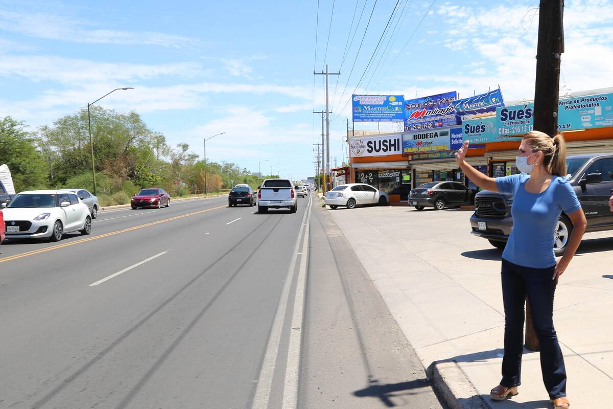 Entrega Gobernadora la rehabilitación del bulevar Lázaro Cárdenas
