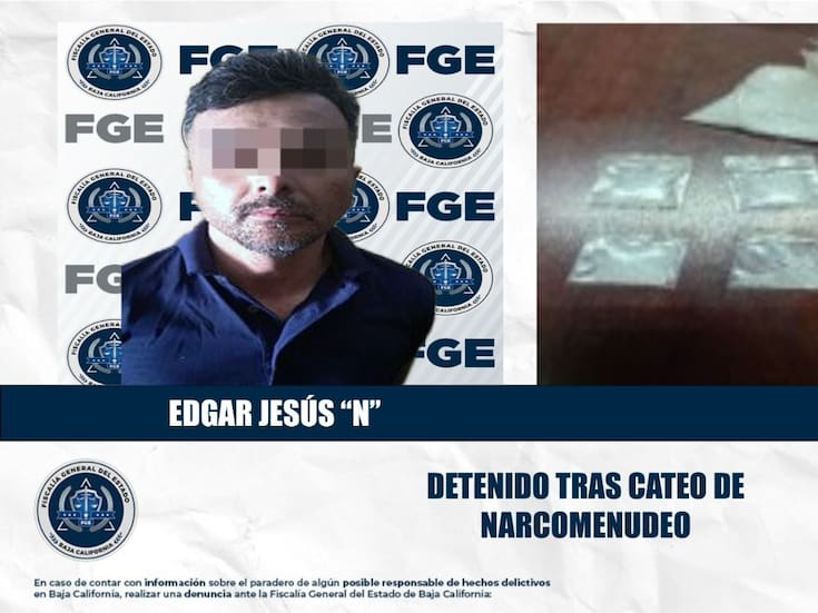 Cateo en la colonia Baja California deja detenido y decomiso de metanfetamina