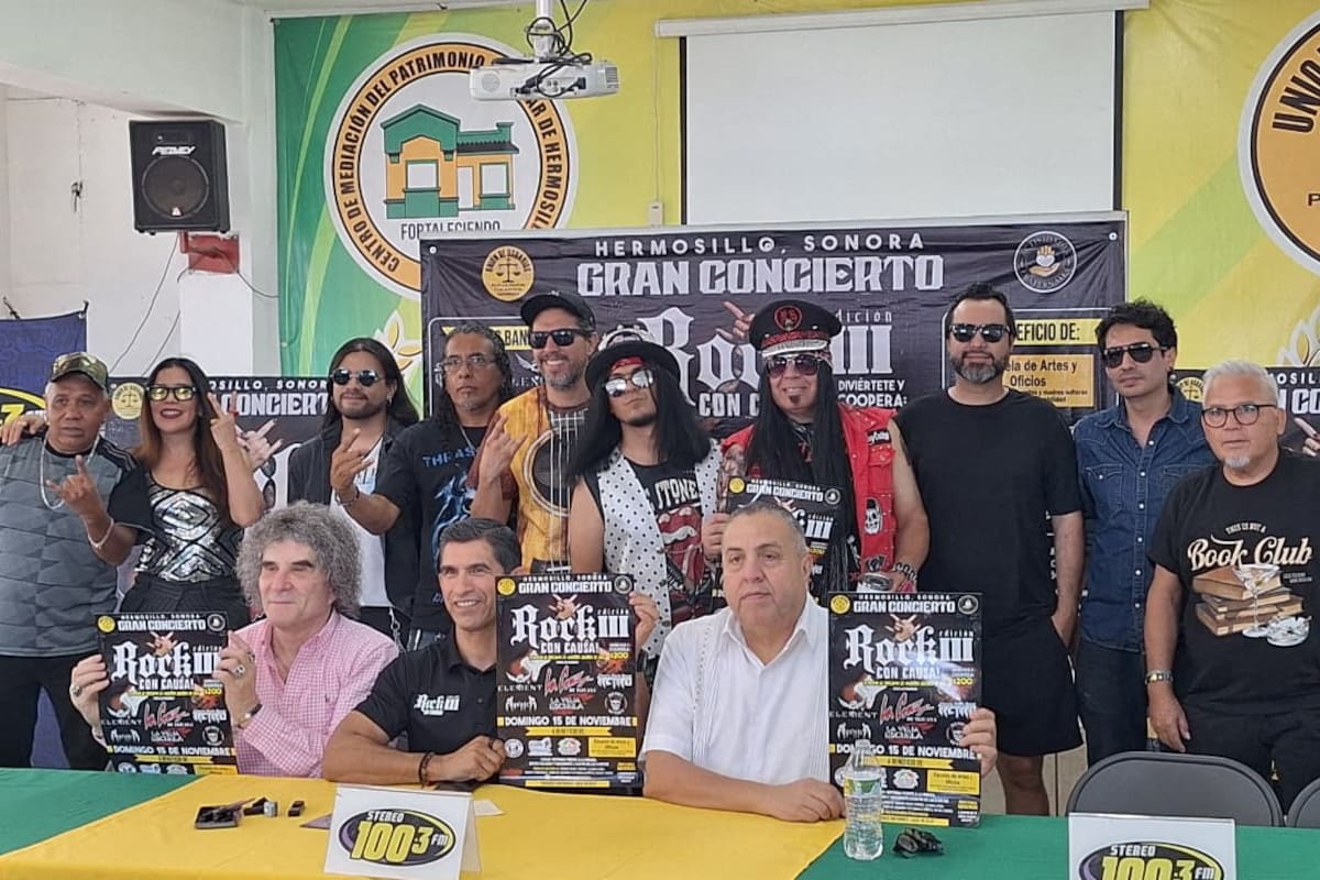 Unión de Usuarios realizará tercera edición de Rock Con Causa para apoyar a cuatro albergues de niños y mujeres adultas en Hermosillo