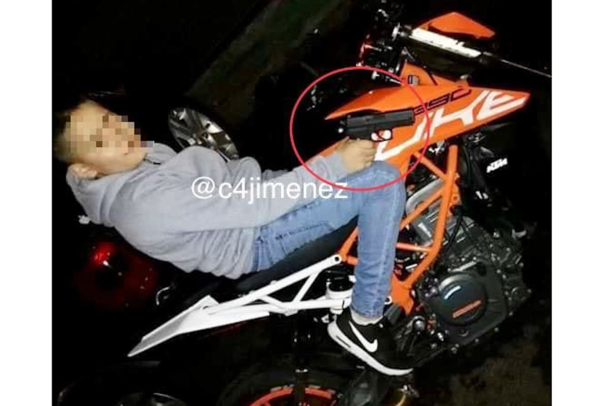 Niño sicario presumía armas y motos deportivas; lo matan de un disparo en la cabeza