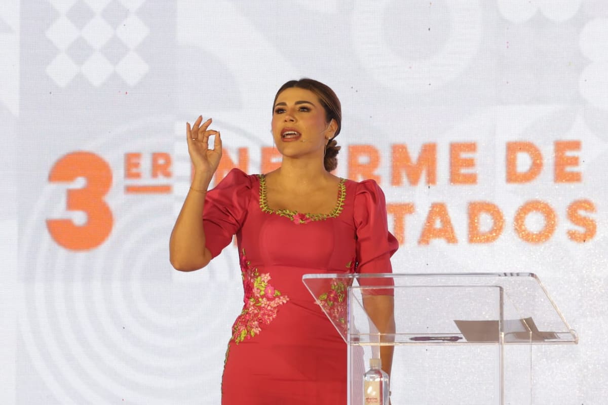 Arranca el tercer informe de la gobernadora del estado, Marina del Pilar Ávila Olmeda