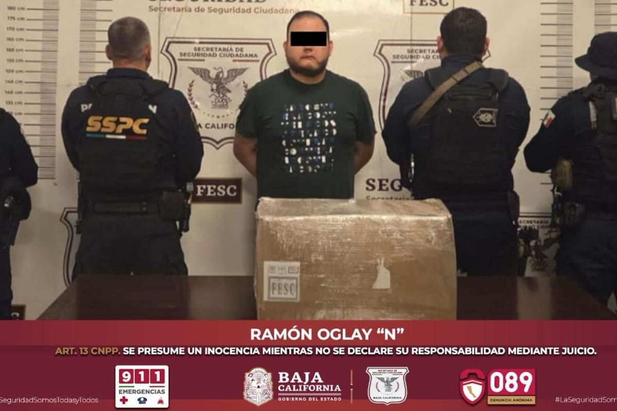 Aseguran autoridades 23 kilos de metanfetamina, hay un detenido