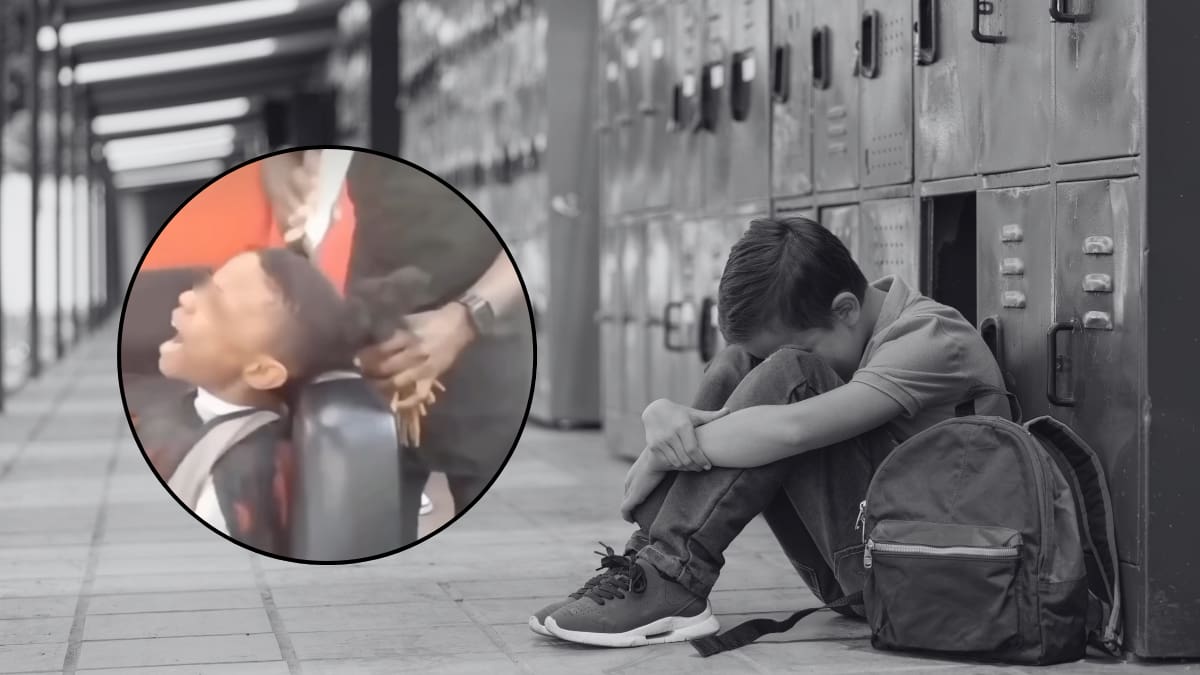 Papá decidió grabar a su hijo mientras lo rapaba como castigo por hacer bullying a un compañero con cáncer; ahora lo acusan de humillarlo públicamente