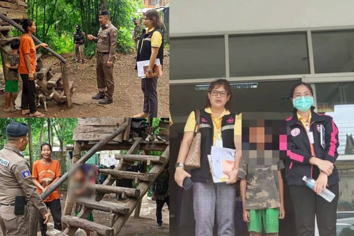 Niño fue abandonado por su familia en una choza; se comunicaba únicamente a ladridos con 6 perros