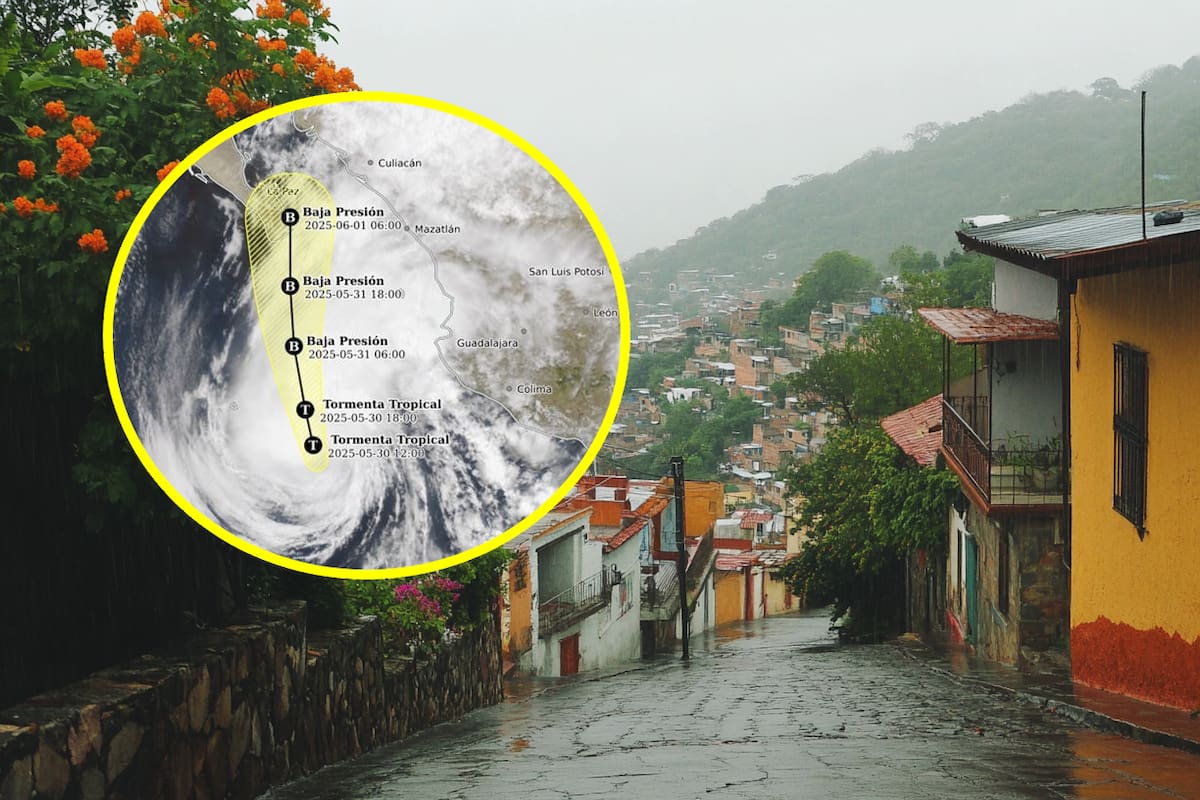 SMN: Alvin se debilitará a baja presión remanente, pero seguirá causando fuertes lluvias