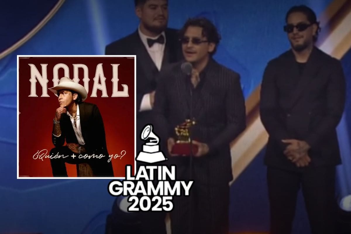 Christian Nodal gana el Latin Grammy 2025 y supera a a su suegro, Pepe Aguilar, en la categoría Ranchera/Mariachi