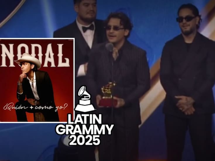 Christian Nodal gana el Latin Grammy 2025 y supera a a su suegro, Pepe Aguilar, en la categoría Ranchera/Mariachi