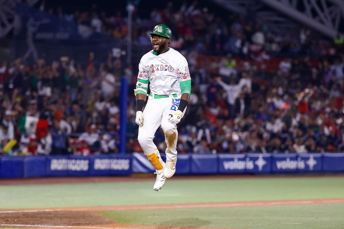Esteban Florial pegó cuadrangular de dos carreras en la octava entrada en rally de seis carreras para México Verde ante República Dominicana. (Foto: Cortesía Serie del Caribe Jalisco 2026)