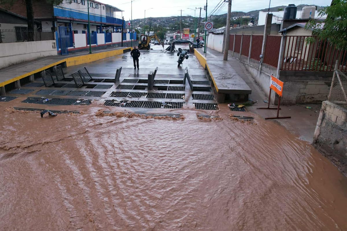 Reportan 18 incidentes provocados por lluvias en Nogales