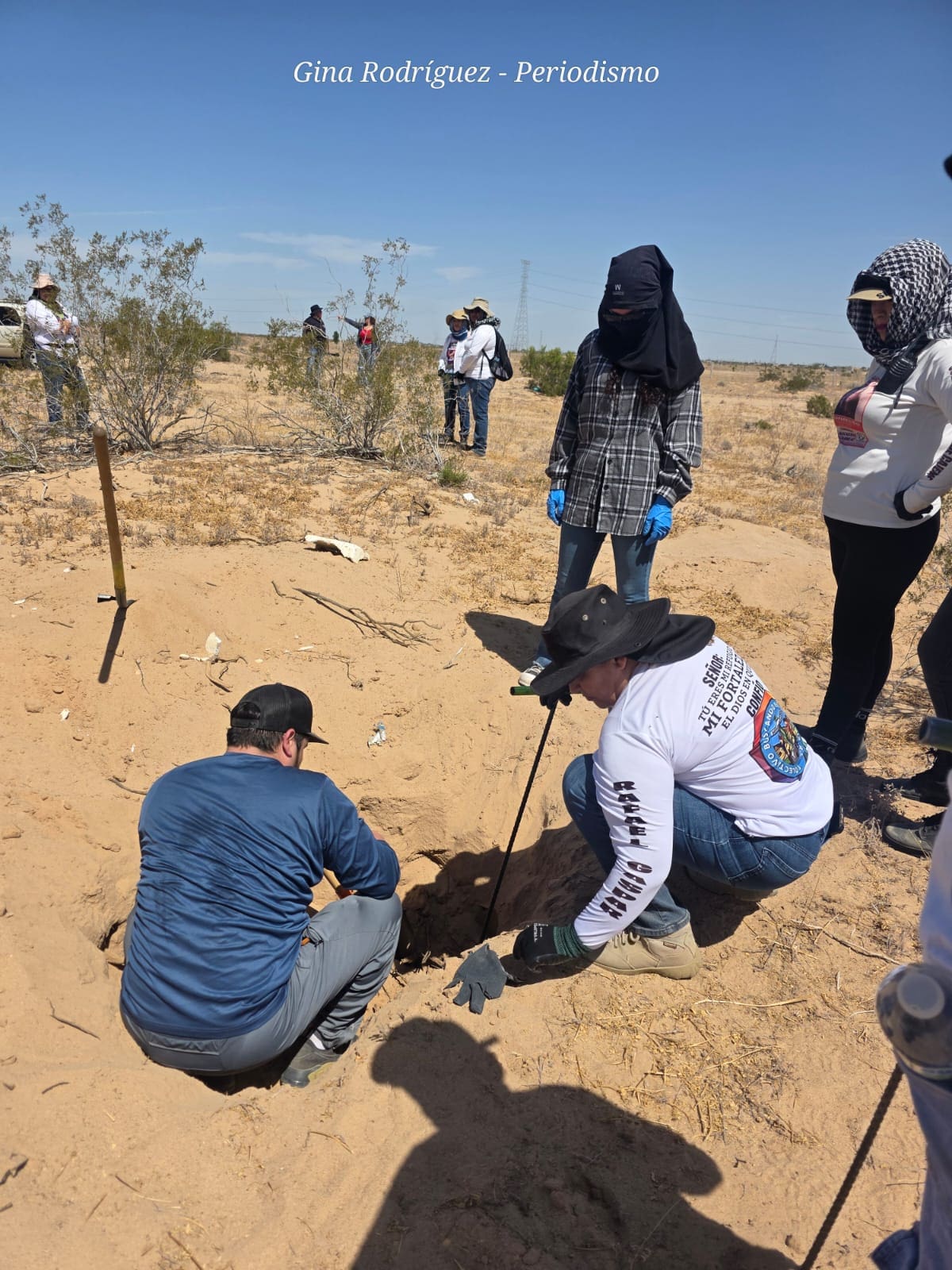 Colectivos de varios municipios recorrieron la zona sur de la ciudad; solo encontraron restos que podrían corresponder a un caso previo. │Foto: Gina Rodríguez