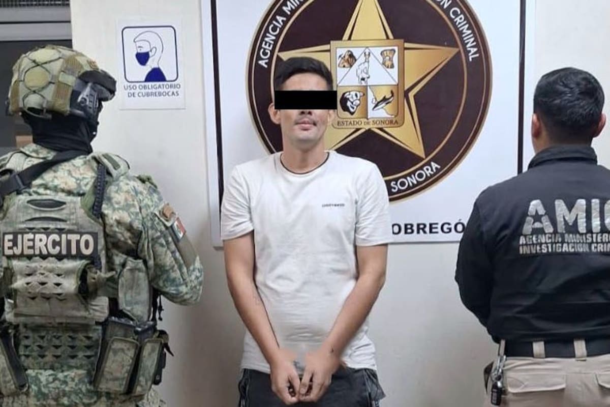 Cae presunto agresor de policía estatal; lo acusan de intentar asesinar a agente en Cajeme