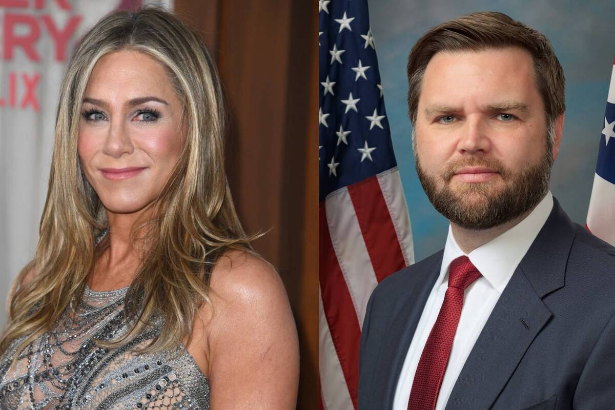 Jennifer Aniston arremete contra JD Vance por comentarios sobre mujeres sin hijos