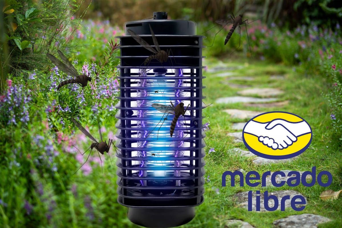 La lámpara mata mosquitos que vende Mercado Libre por 169 pesos y hasta ofrece 4 meses sin intereses con tarjetas participantes