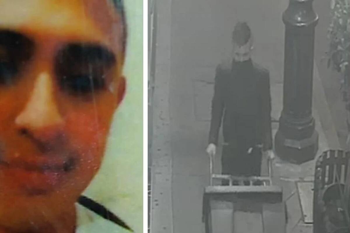 Captan cámaras a hombre llevando diablito con restos de niños Yahir y Héctor