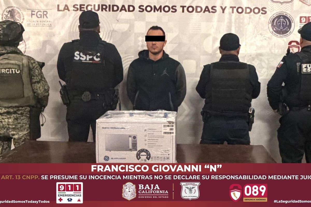 Aseguran a sujeto y cuatro kilos de heroína
