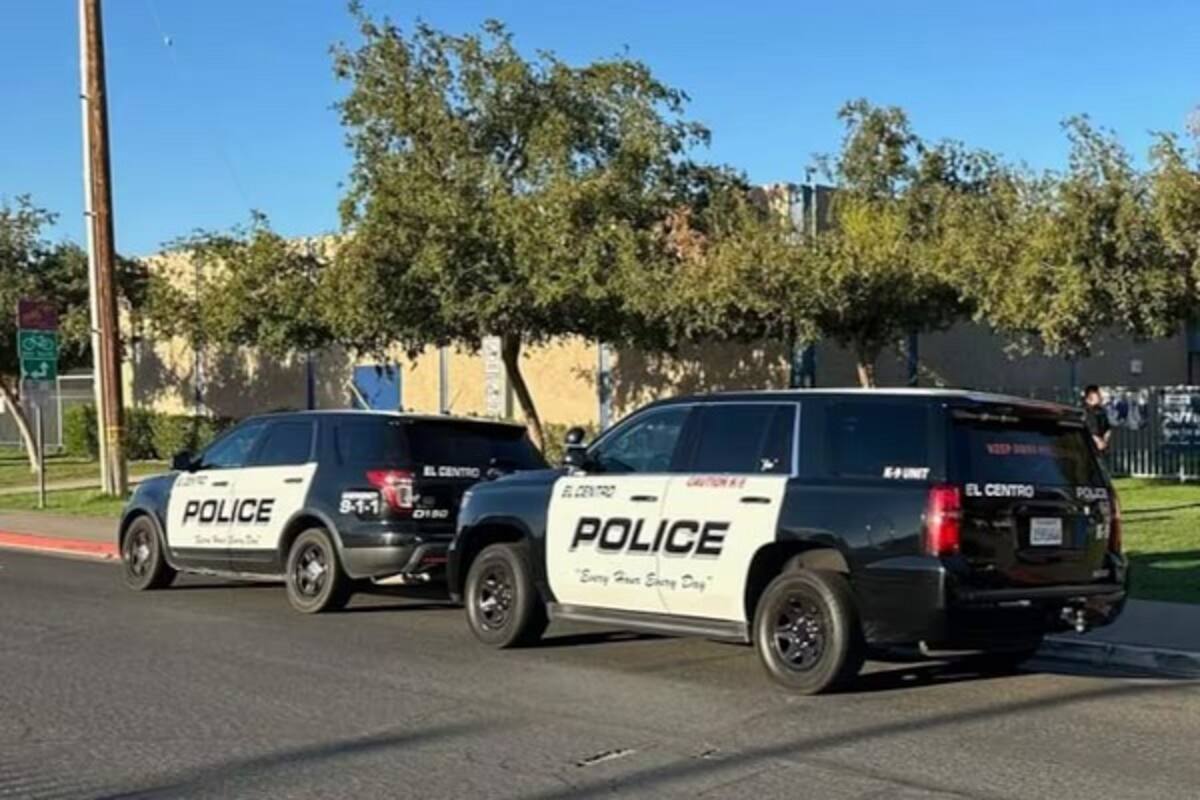 Detienen a dos menores por robo y vandalismo en escuela de El Centro