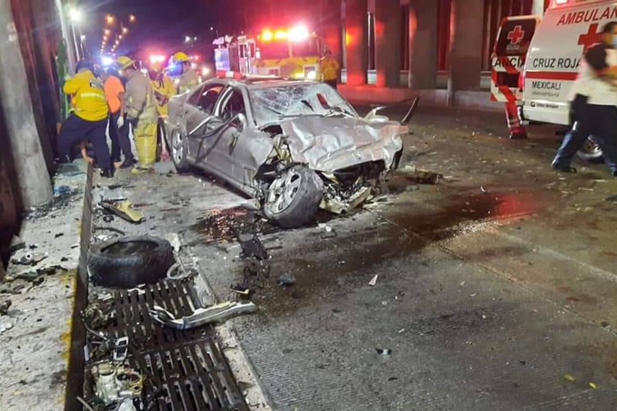 Accidente en puente deja saldo de tres heridos