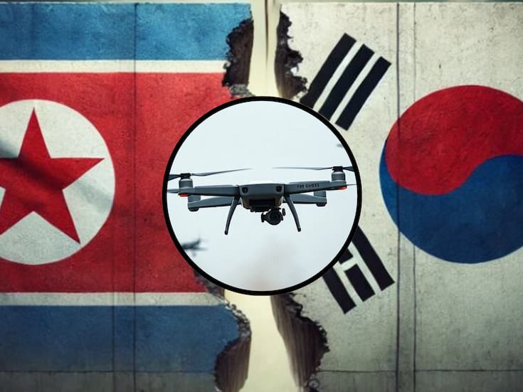 Corea del Norte afirma que derribó un dron de espionaje enviado por Corea del Sur, Seúl niega que sea suyo, ordena una investigación y el caso reaviva la tensión militar en la península coreana