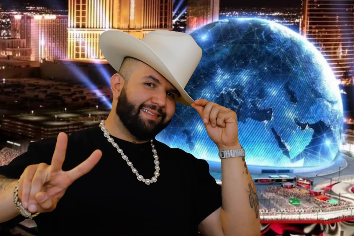 Carín León llega a la Esfera de Las Vegas y habla sobre el significado de representar a México y Hermosillo