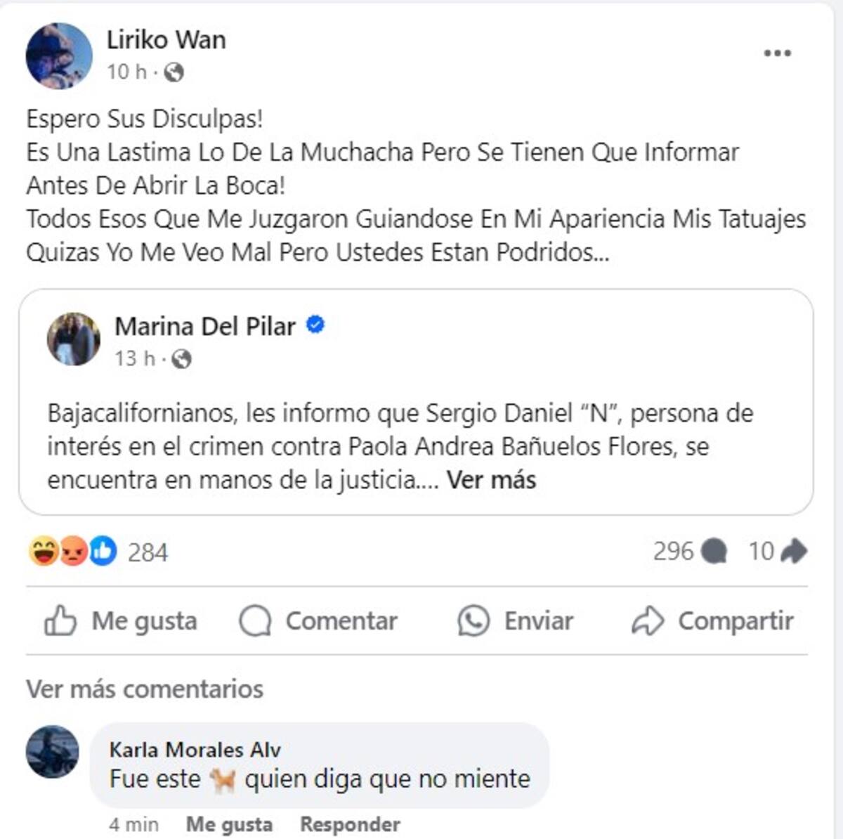 Liriko Wan habla del caso Paola Andrea, donde el chofer de DiDi que se entregó lo acusó.