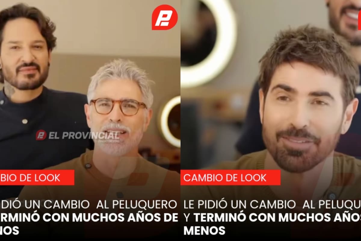 ‘Entró como abuelo y salió como nieto’: peluquero sorprende con impactante transformación de un hombre
