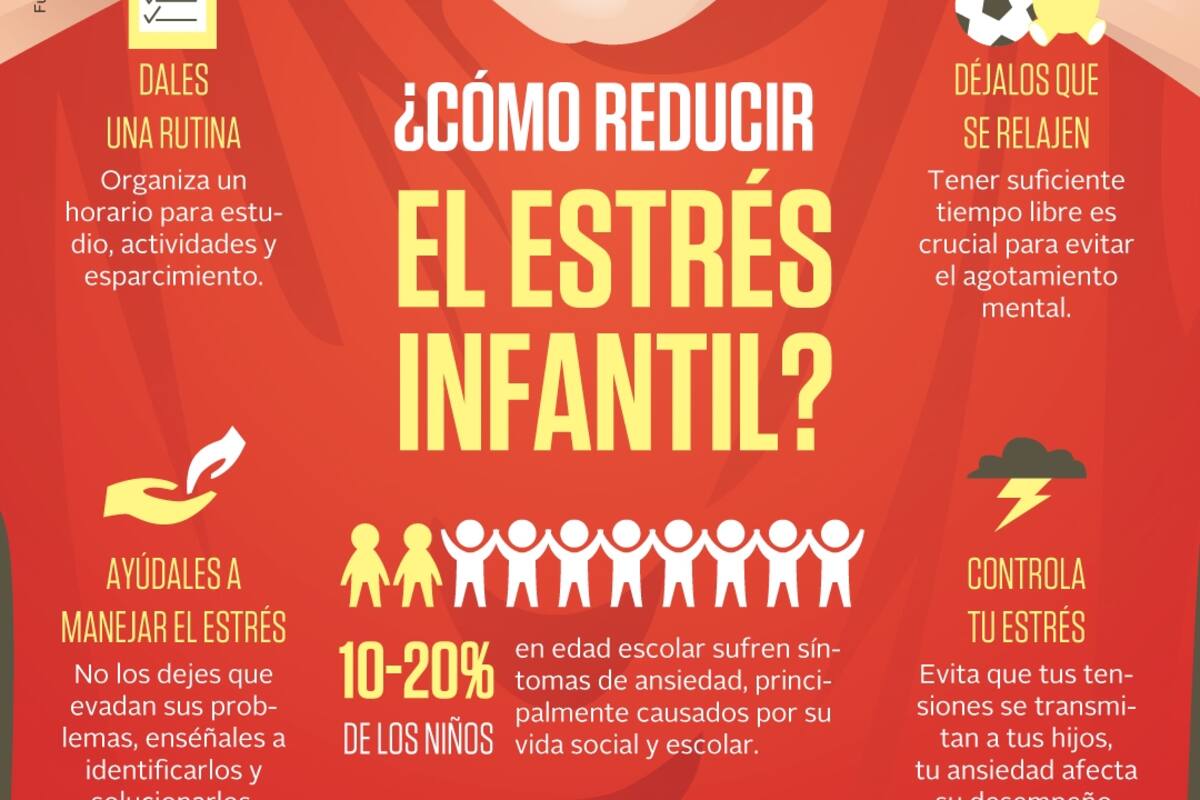 ¿Cómo reducir el estrés infantil?
