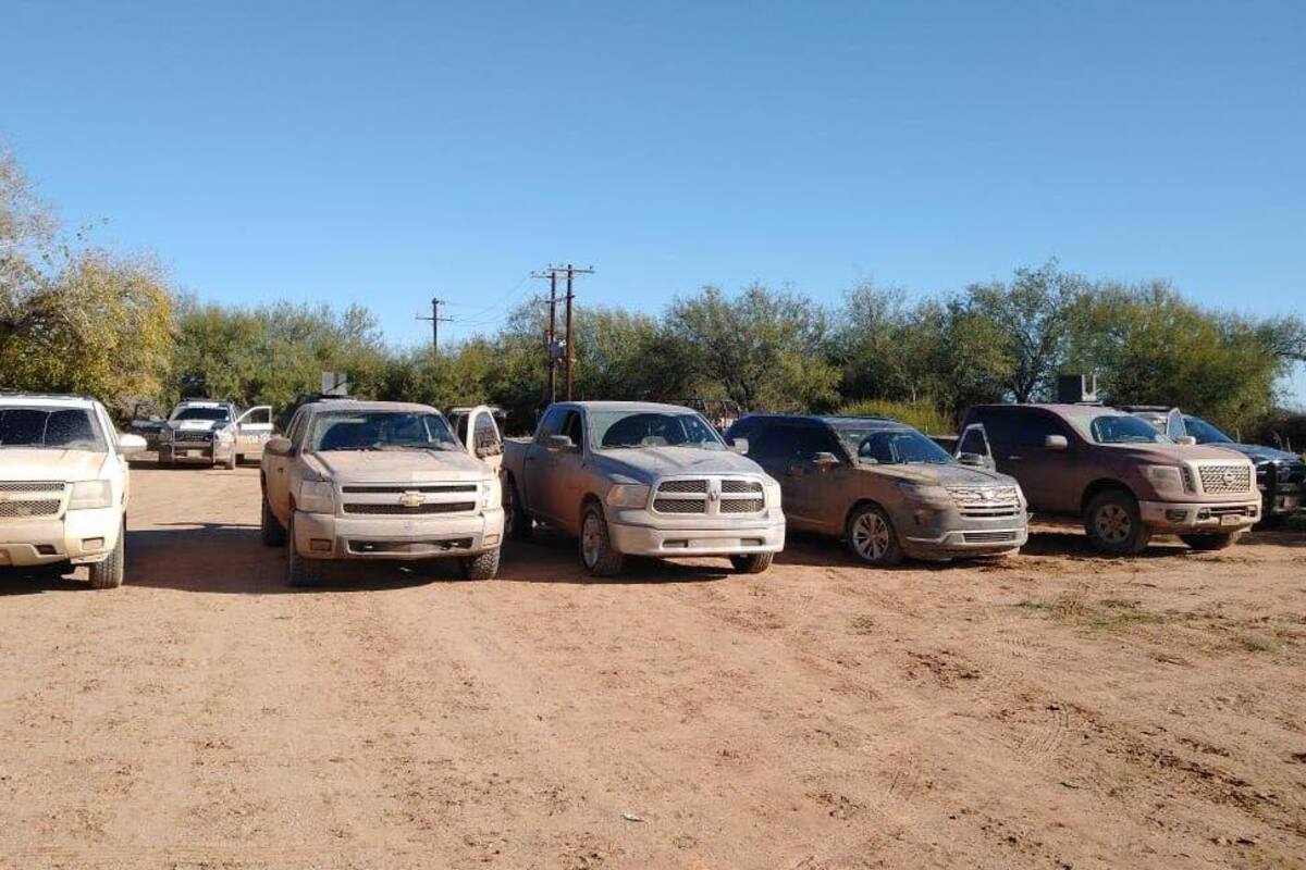 Decomisan armas, autos blindados y mariguana en Caborca