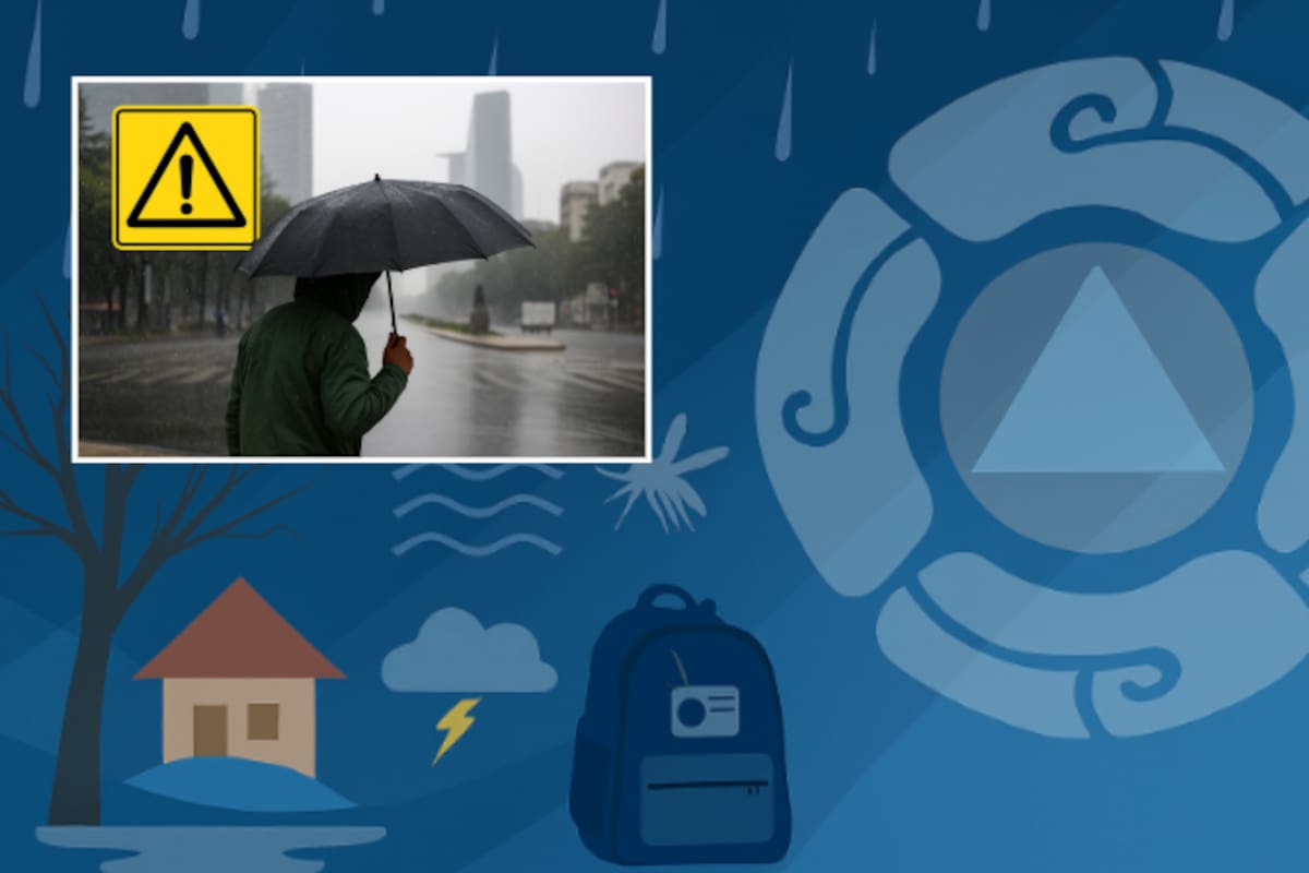 Tormentas, rayos y caminos inestables: Protección Civil lanza alerta por lluvias en 17 estados