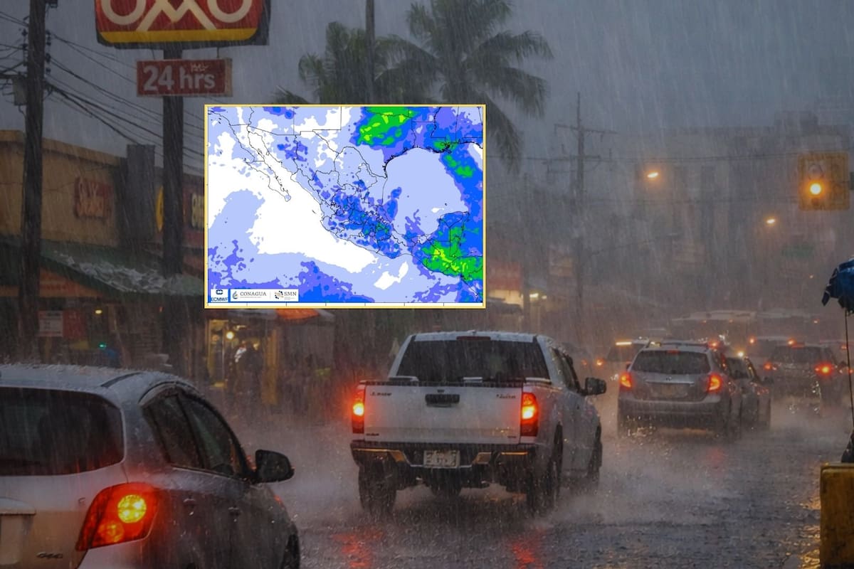 SMN alerta por lluvias fuertes con granizo y temperaturas gélidas de hasta -10 °C del 31 de marzo al 3 de abril por la circulación ciclónica, la vaguada y el nuevo frente frío que afectarán gran parte del país