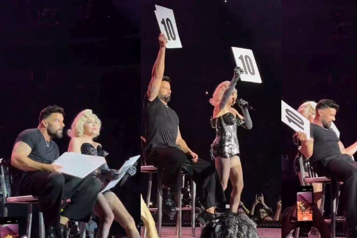 ¡Ricky Martin hace aparición sorpresa al lado de Madonna en ‘The Celebration Tour’!