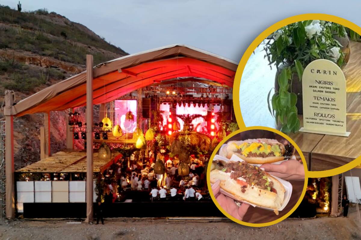 Percherones y dogos para los invitados de ayer de Carin León