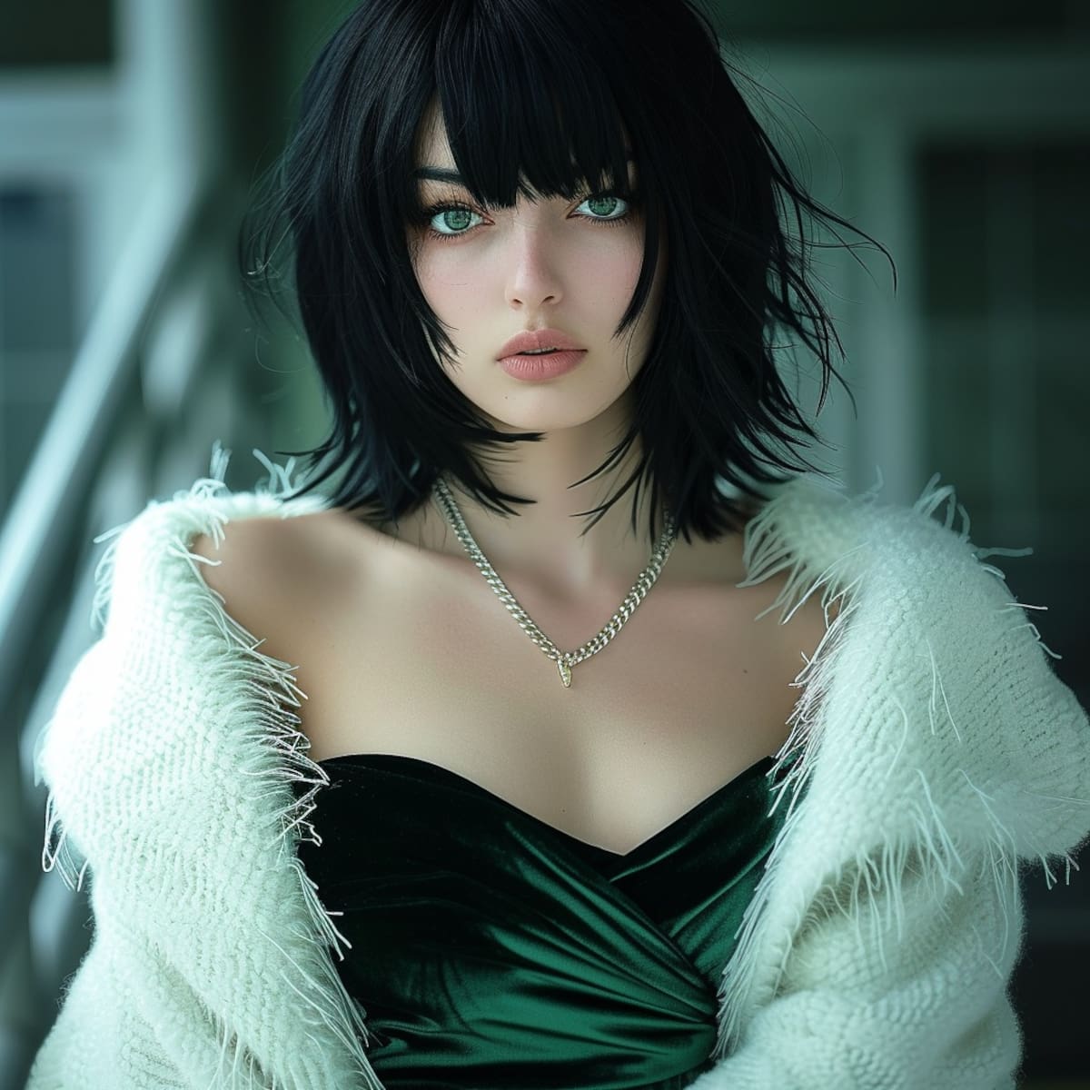 Fubuki de One Punch Man ha sido recreada en su versión realista por la Inteligencia Artificial