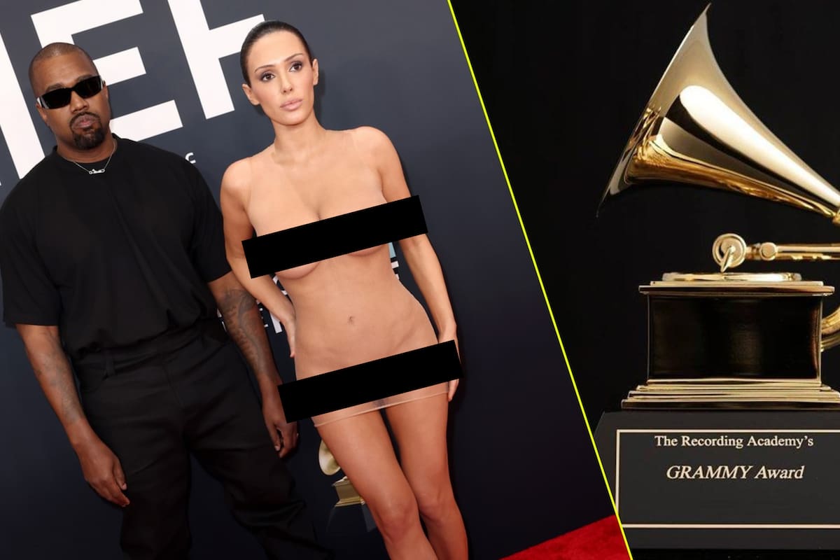 Por esta razón Kanye West y Bianca Censori fueron expulsados de los GRAMMYs