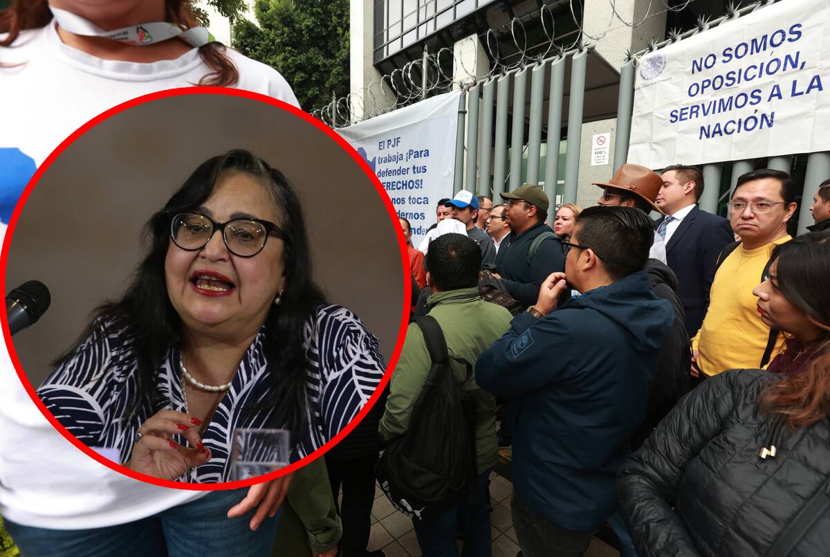 Fotografía de archivo de manifestaciones realizadas por trabajadores del Poder Judicial. | Banco digital GH