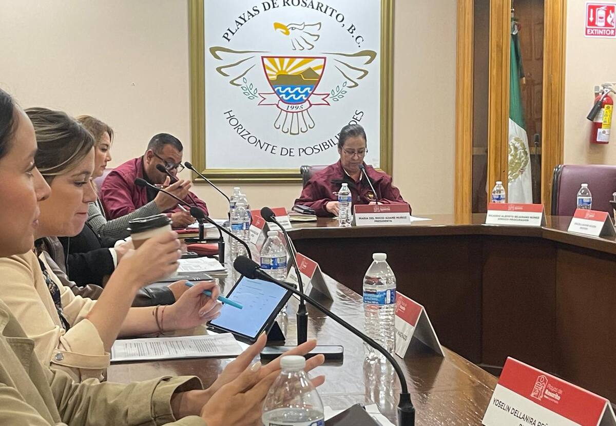 Este jueves se realizó sesión de Cabildo en Rosarito.