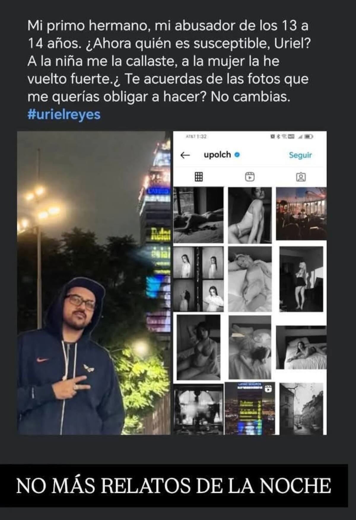 Uriel Reyes, creador de Relatos de la noche fue acusado por abuso sexual. Foto: Cortesía