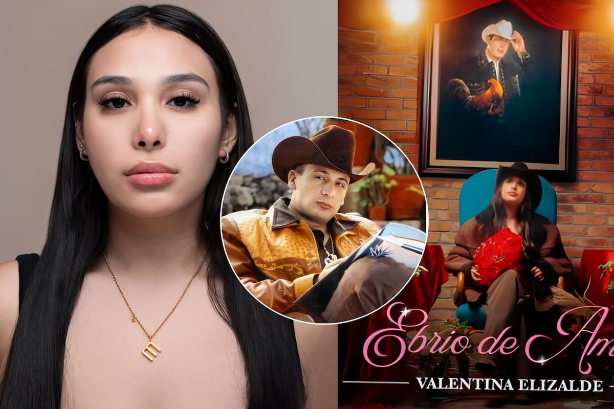 Valentina Elizalde lanza nueva versión de “Ebrio de amor” en homenaje a su padre
