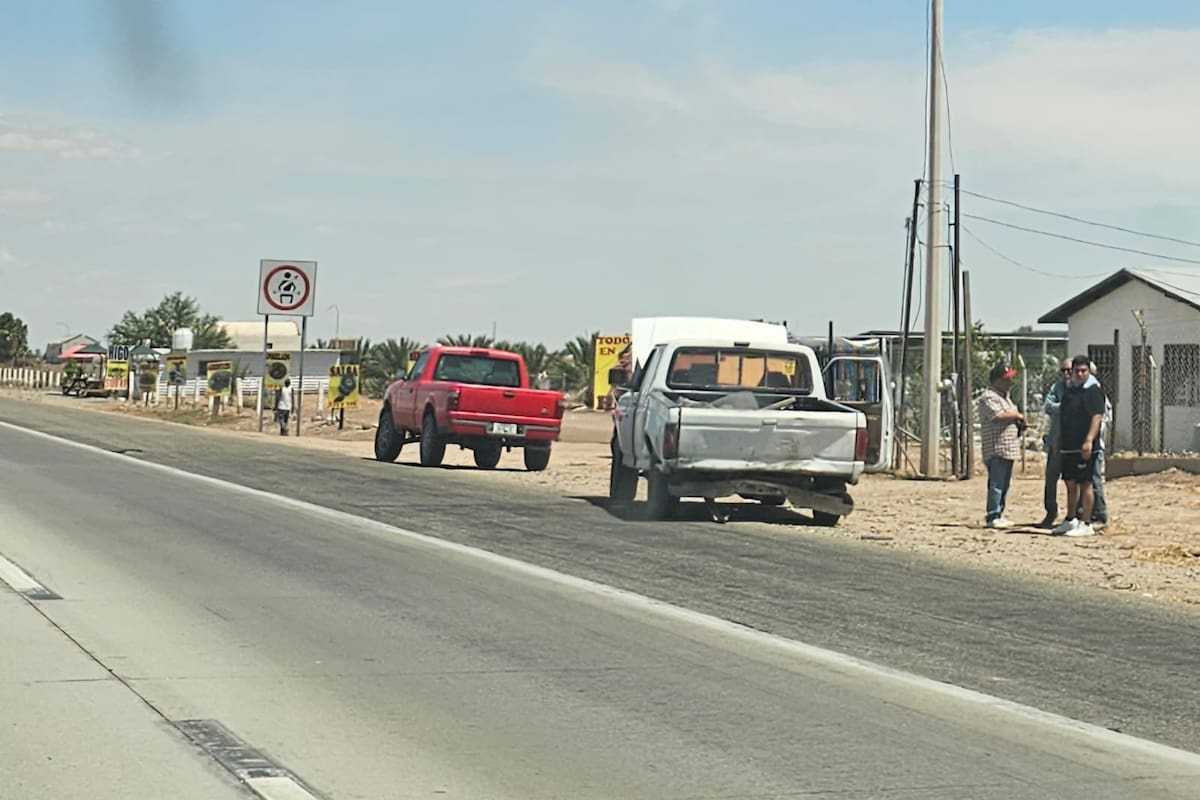 Choque en la carretera San Luis-Mexicali moviliza a cuerpos de emergencia