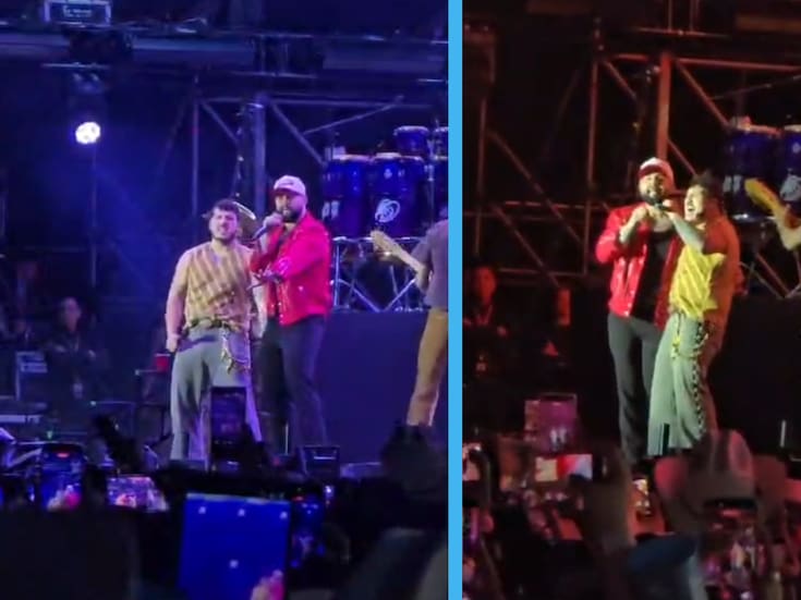 Carín León y Grupo Frontera desatan euforia en La Cura Fest al cantar juntos “Qué vuelvas”