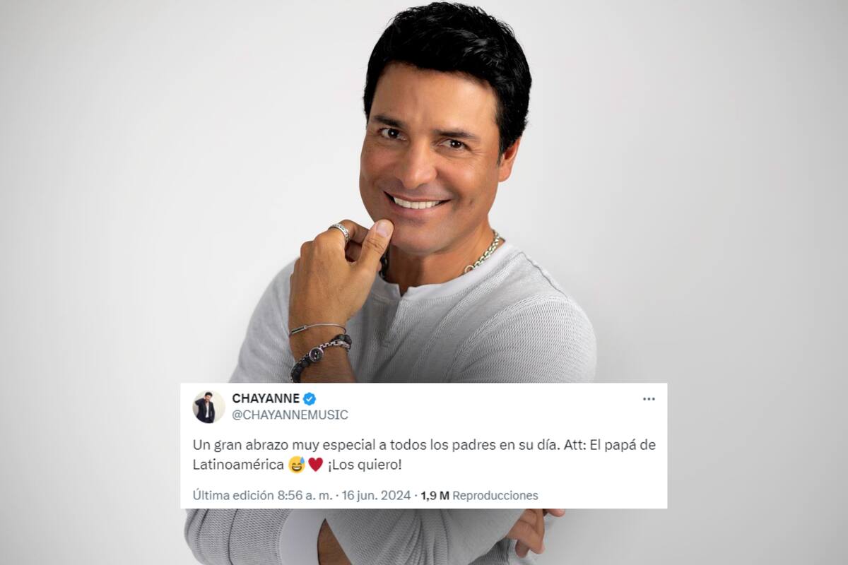 Este día del padre Chayanne se autoproclama “El Papá de Latinoamérica”