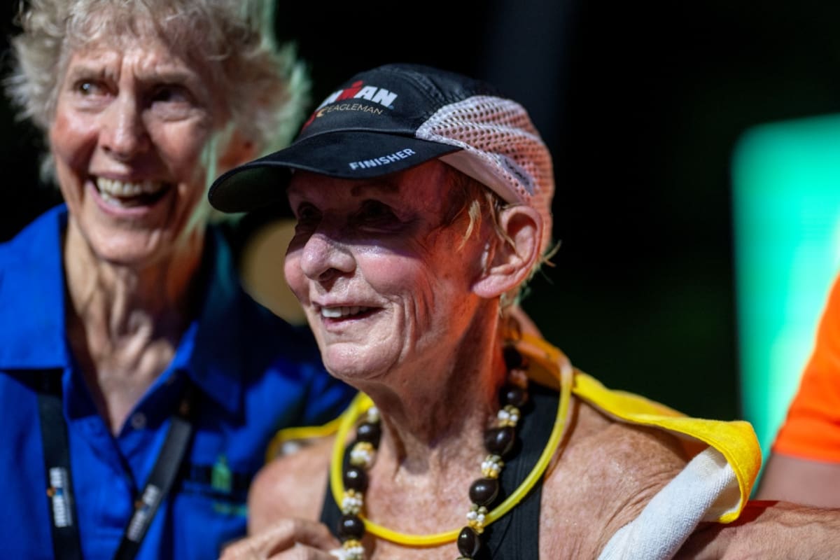 Natalie Grabow hace historia al convertirse en la mujer más longeva en completar el Ironman de Hawái a los 80 años