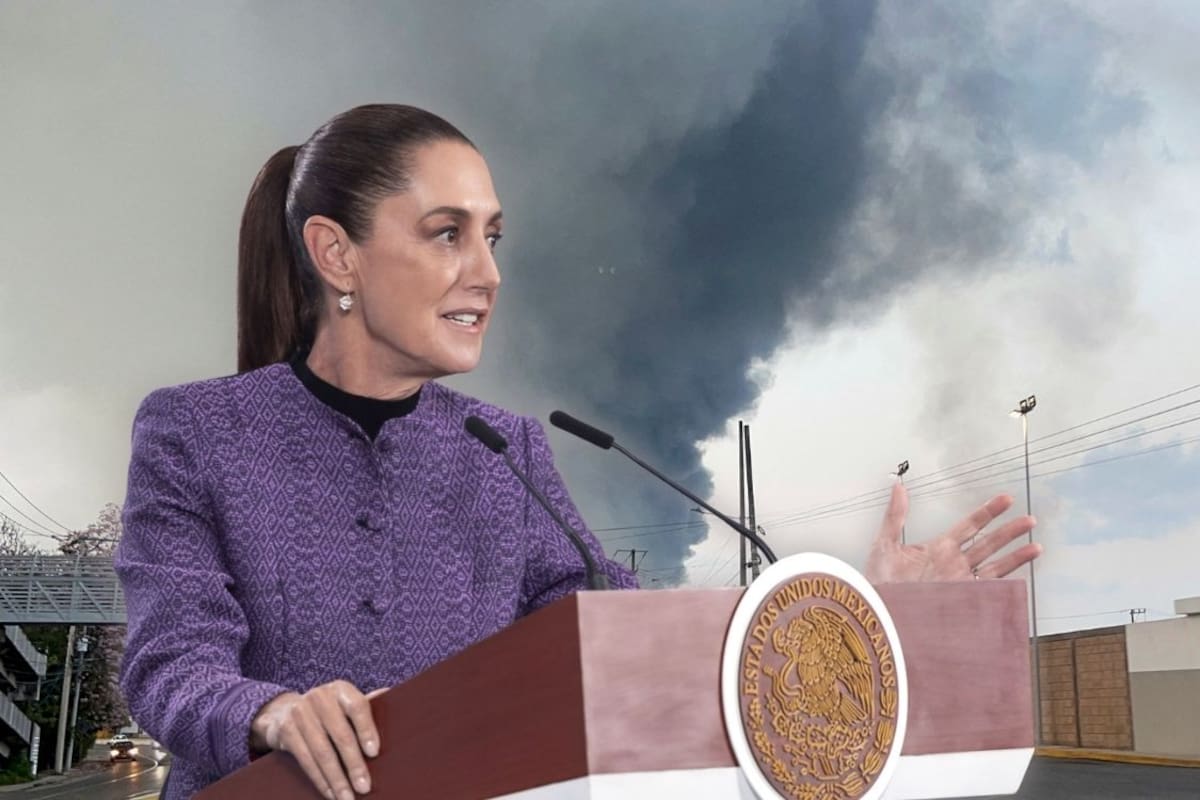 Tras incendio en Dos Bocas, Sheinbaum apunta a temperatura del coque como posible causa mientras Pemex afirma que la refinería sigue operando sin daños ni heridos