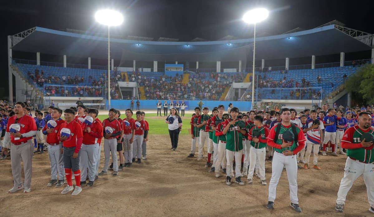 Inauguración del Campeonato de Beisbol Infantil de EL IMPARCIAL 2026 en el Estadio José Alberto Healy. Foto: Eleazar Escobar