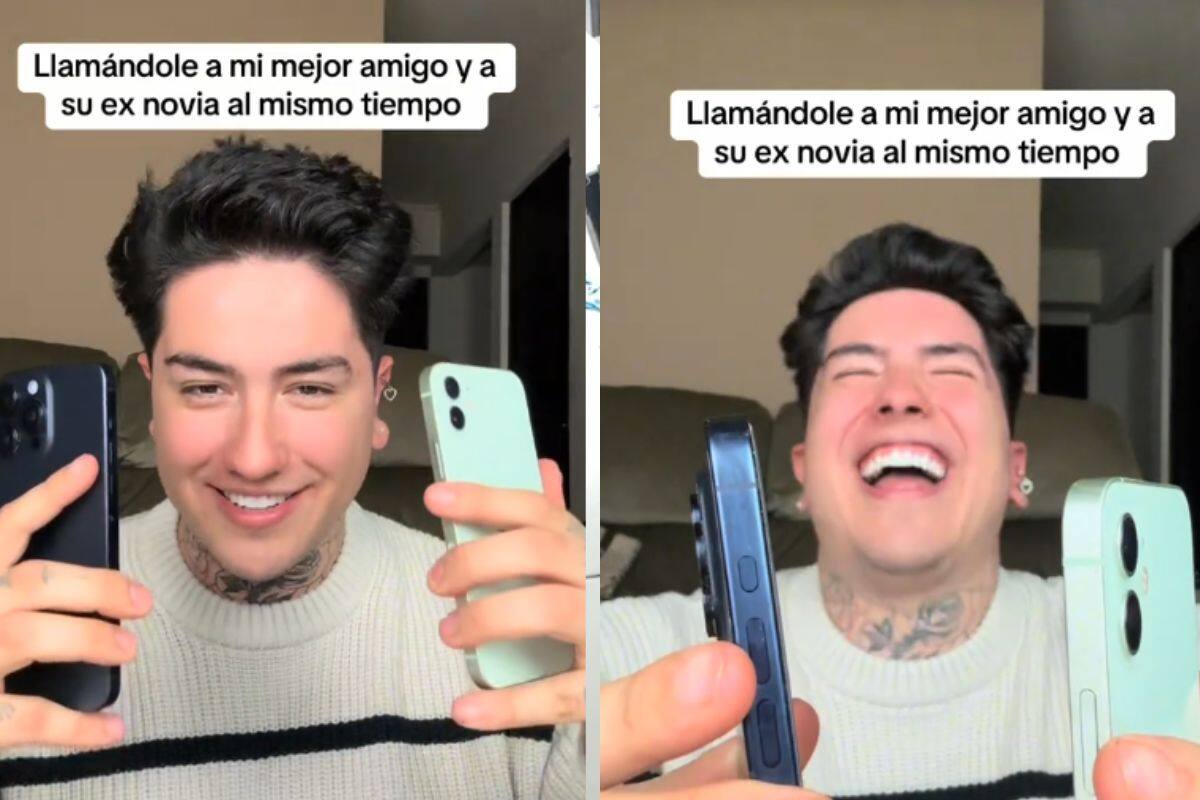 Un influencer le llama por teléfono a su mejor amigo y a su exnovia desde números desconocidos