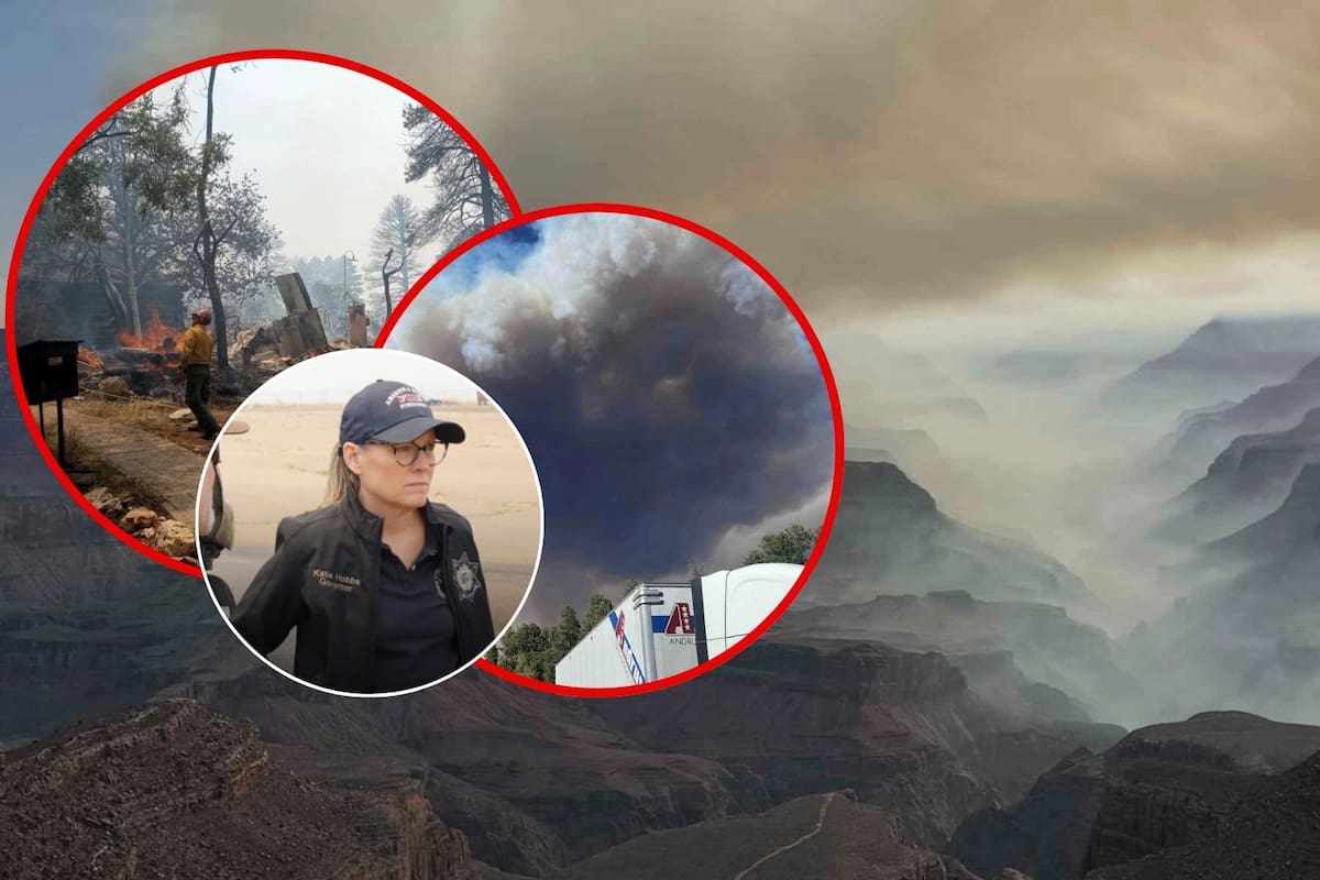 Incendio forestal arrasa con albergue histórico al Norte del Gran Cañón; gobernadora Katie Hobbs pide rendición de cuentas