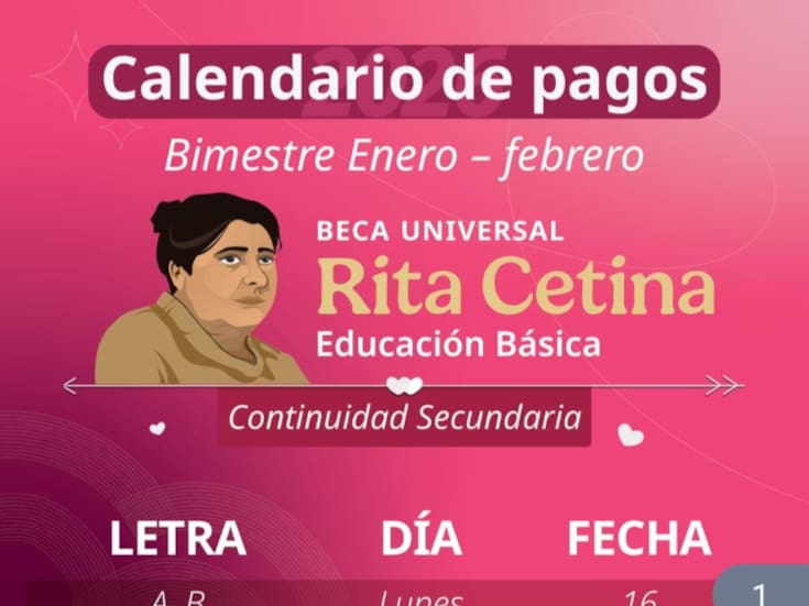 Pagan Beca “Rita Cetina” del 16 al 27 de febrero en BC; anuncian asambleas para útiles y uniformes