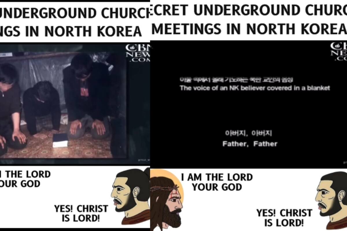 Dan a conocer grabaciones de una iglesia subterránea secreta en Corea del Norte